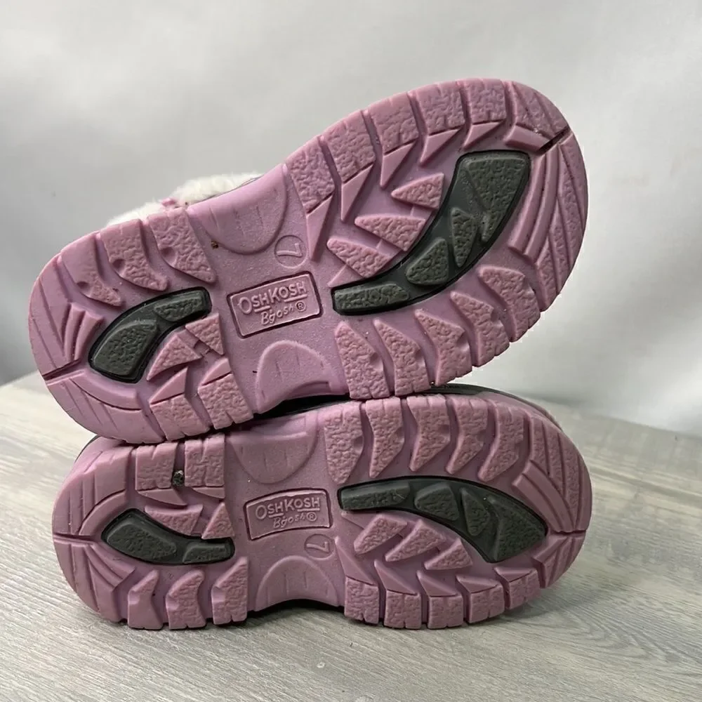 OshKosh B’Gosh purple snow boots size 7